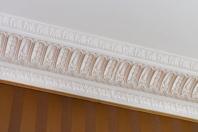 Detailaufnahme Stuck Zigarrenzimmer