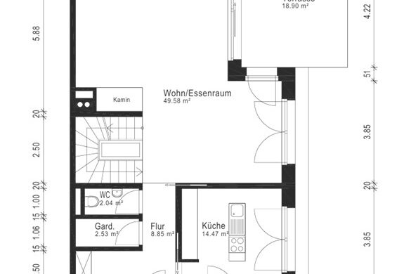Grundriss Erdgeschoss