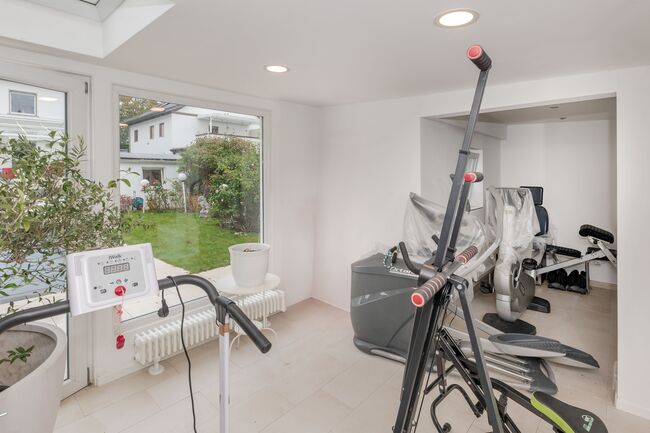Fitnessraum in Bungalow
